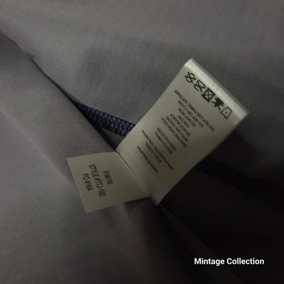 Rhone Tech Terry Full Zip Track Jacket Tasman Blue Gray Size XL With Back Pocket - Picture 8 of 14